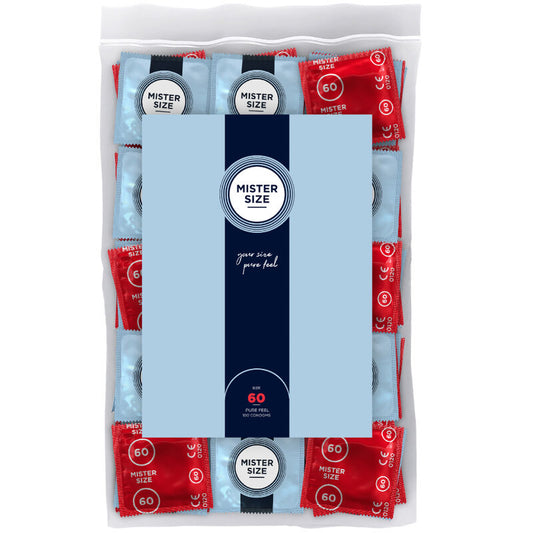 MISTER SIZE - PRÉSERVATIFS TAILLE XL 60 MM (100 UNITÉS)