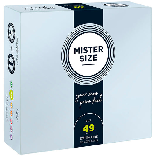 MISTER SIZE - PRÉSERVATIFS TAILLE S 49 MM (36 UNITÉS)