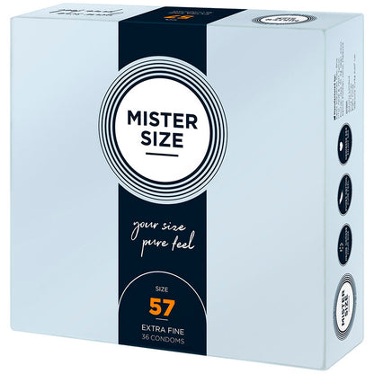 MISTER SIZE - PRÉSERVATIFS TAILLE L 57 MM (36 UNITÉS)
