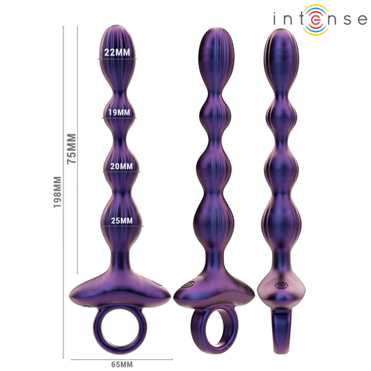 INTENSE - JACKIE PLUG VIBRATEUR ANAL MODÈLE 1 TÉLÉCOMMANDE