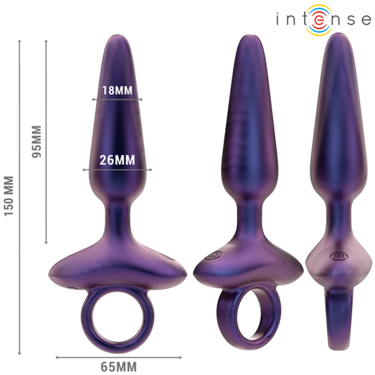INTENSE - PLUG ANAL VIBRANT MARLON MODÈLE 4 TÉLÉCOMMANDE