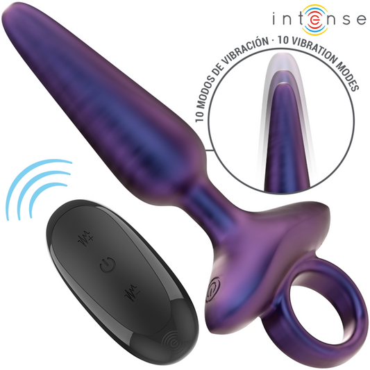 INTENSE - PLUG ANAL VIBRANT MARLON MODÈLE 4 TÉLÉCOMMANDE