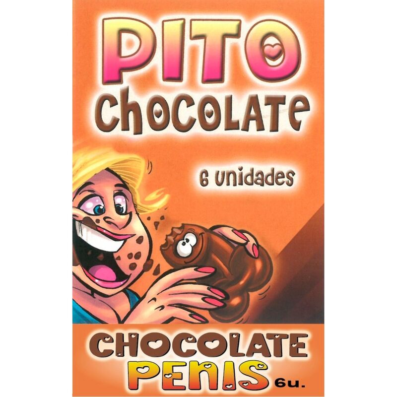 SPICY DEVIL - BOX OF 6 PENIS-SHAPED CHOCOLATES