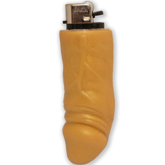 SPICY DEVIL - GOLD PENIS SHAPED REFILLABLE LIGHTER