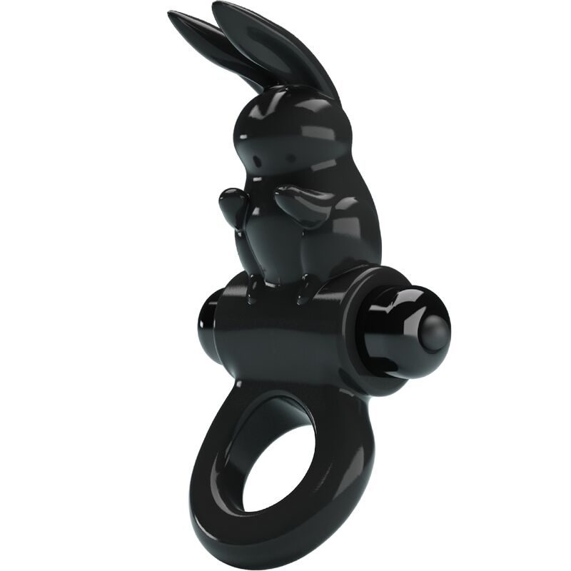 PRETTY LOVE - EXCITING RING RABBIT BAGUE VIBRANTE 10 VIBRATIONS NOIRE