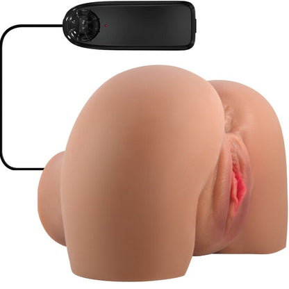CRAZY BULL - MILA BACK VIBRATOR WITH REALISTIC NATURAL VAGINA AND ANUS REMOTE CONTROL