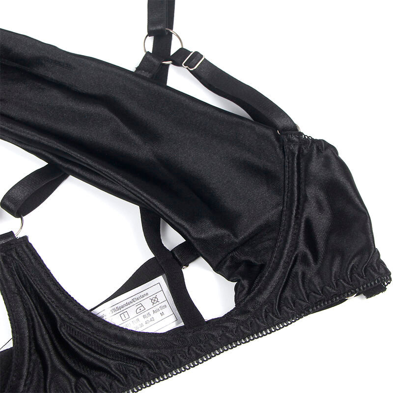 SUBBLIME - 955199 Ensemble soutien-gorge ajustable avec nœud noir S/M