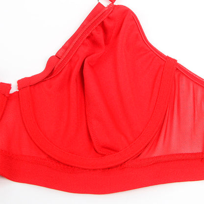SUBBLIME - 955250 ENSEMBLE SOUTIEN-GORGE ET PORTE-JARRETELLES ROUGE S/M