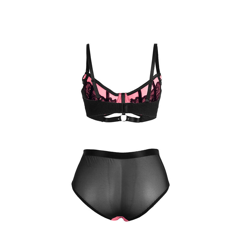 SUBBLIME - 955571 ENSEMBLE SOUTIEN-GORGE ZIPPÉ EN MAILLE VERNI ROSE S/M