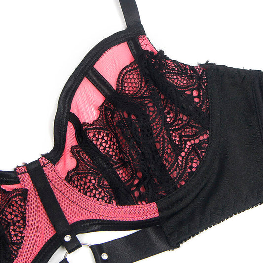 SUBBLIME - 955571 ENSEMBLE SOUTIEN-GORGE ZIPPÉ EN MAILLE VERNI ROSE S/M