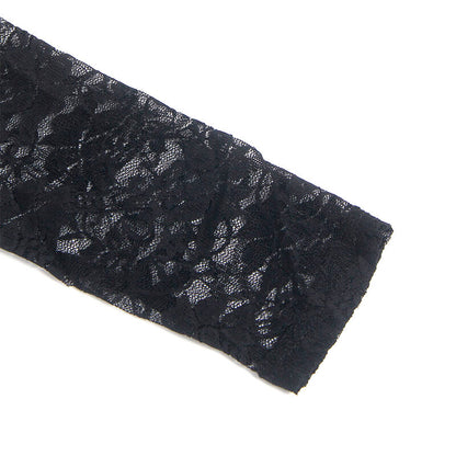 SUBBLIME - 955595 Robe noire à manches longues en dentelle S/M