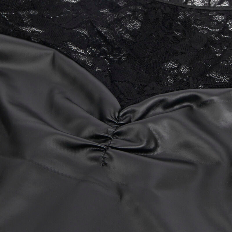 SUBBLIME - 955595 Robe noire à manches longues en dentelle S/M