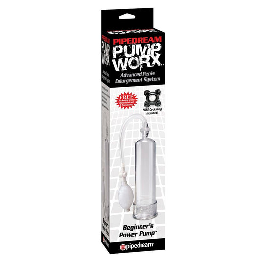 PUMP WORX - POMPE D'ÉRECTIFICATION TRANSPARENTE POUR DÉBUTANTS 