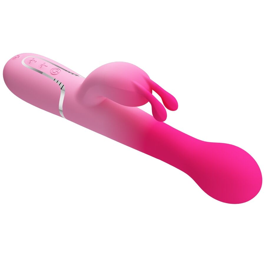 PRETTY LOVE - DEJON VIBRATEUR LAPIN MULTIFONCTION 3-EN-1 ROSE