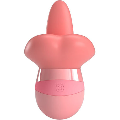 PRETTY LOVE - KYLEE CLITORIS STIMULATING TONGUE 10 VIBRATIONS NUDE PINK