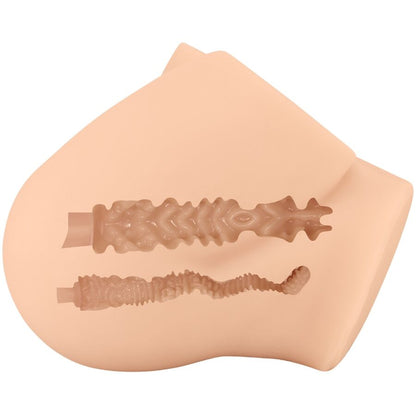 CRAZY BULL - ROLONDA TRASERO VIBRADOR CON VAGINA Y ANO REALÍSTICO NATURAL