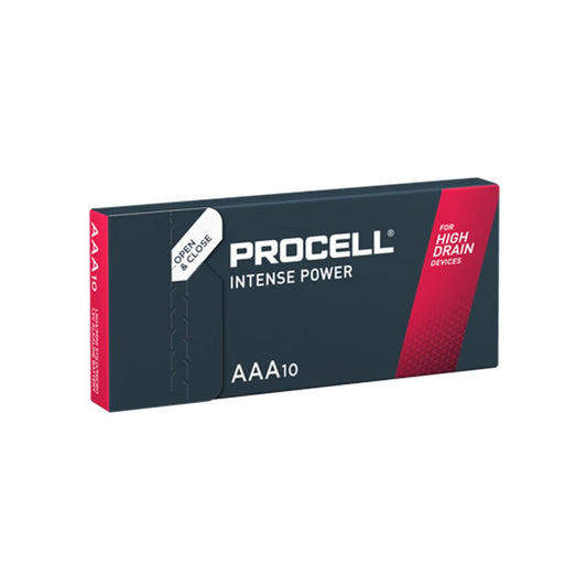 PROCELL - Piles alcalines LR03 AAA 1,5 V à puissance intense, coffret de 10 pièces