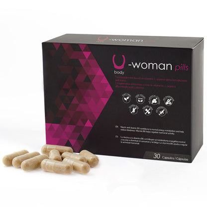 500 COSMETICS - U-WOMAN AUGMENTATION DE LA LIBIDO FÉMININE - 30 CAPSULES