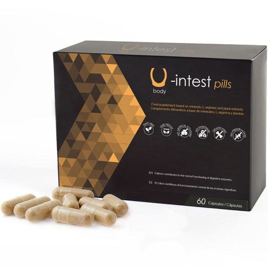 500 Cosmétiques - Capsules U-INTEST pour la prévention des hémorroïdes - 60 capsules
