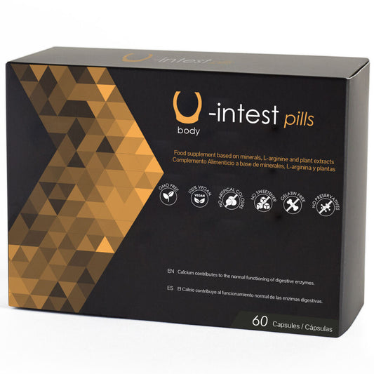 500 Cosmétiques - Capsules U-INTEST pour la prévention des hémorroïdes - 60 capsules