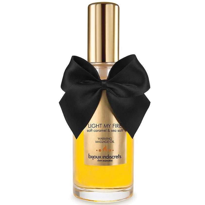BIJOUX - CARAMEL-SCENTED HEAT-EFFECT MASSAGE OIL