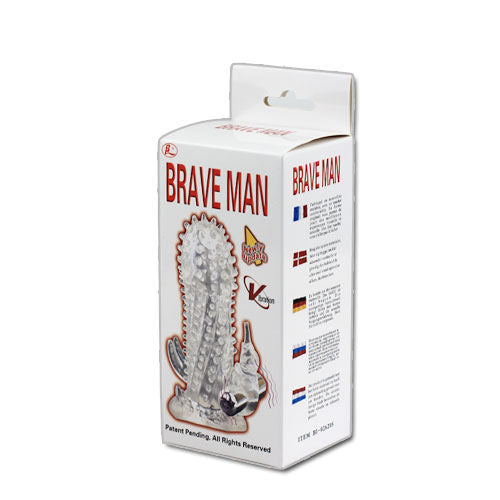 DANSE - BRAVE MAN RABBIT VIBRATEUR EXTENSION DE PÉNIS 