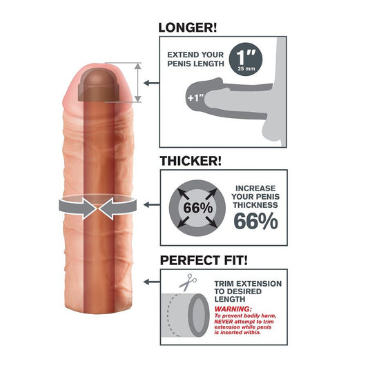 FANTASY X-TENSIONS - EXTENSION DE PÉNIS MEGA 1