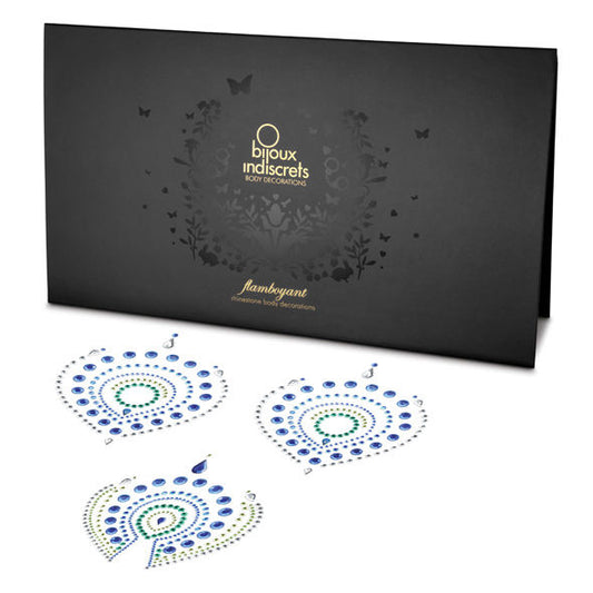 BIJOUX - INDISCRETS FLAMBOYANT BLEU &amp; VERT