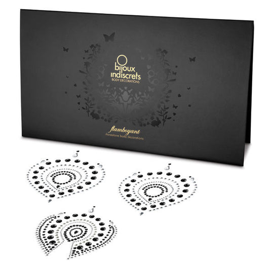 BIJOUX - INDISCRETS FLAMBOYANT NOIR &amp; ARGENT