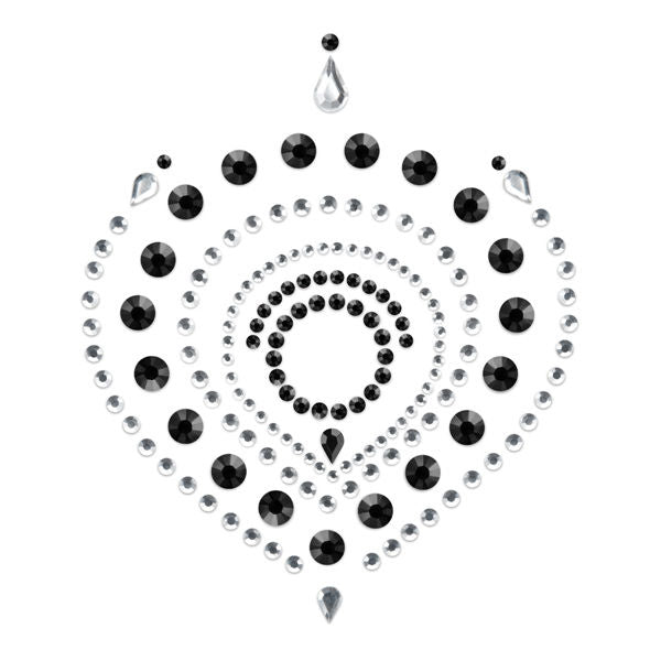 BIJOUX - INDISCRETS FLAMBOYANT NOIR &amp; ARGENT