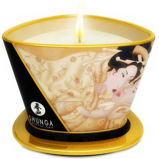 SHUNGA - MINI CARESS BY CANDELIGHT BOUGIE DE MASSAGE VANILLE 170 ML