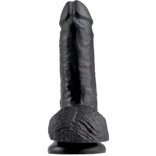 KING COCK - 7 PÉNIS NOIRS RÉALISTES 17,8 CM