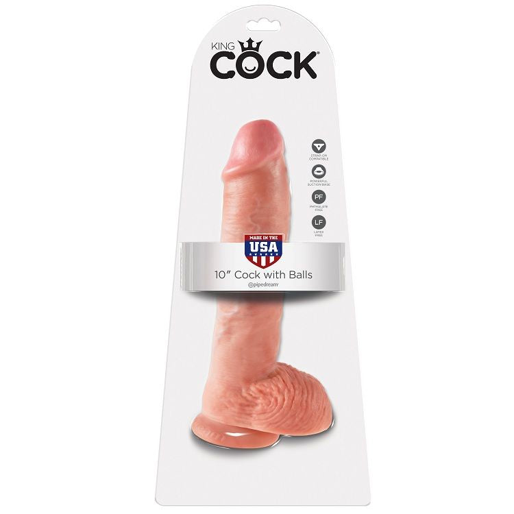 KING COCK - 10 PÉNIS NATURELS RÉALISTES 26,5 CM