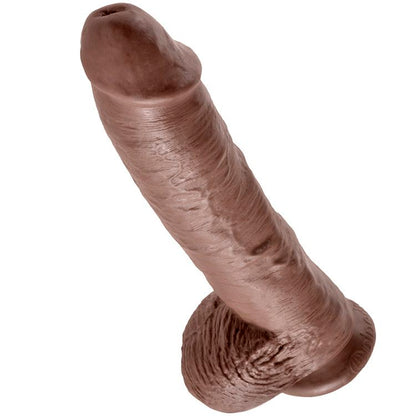 KING COCK - 10 PÉNIS BRUNS RÉALISTES 26,5 CM