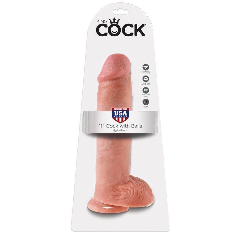 KING COCK - 11 PÉNIS NATURELS RÉALISTES 28 CM