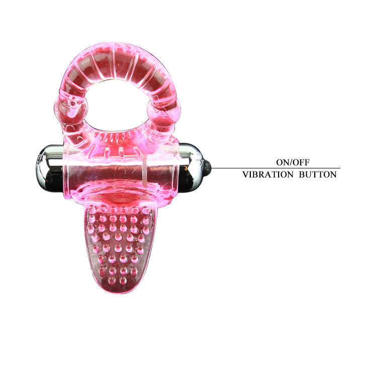 DANCE - SWEET ABS 10 RYTHMES RING ANNEAU PÉNIS VIBRANT ROSE