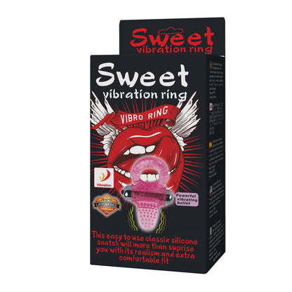DANCE - SWEET ABS 10 RYTHMES RING ANNEAU PÉNIS VIBRANT ROSE