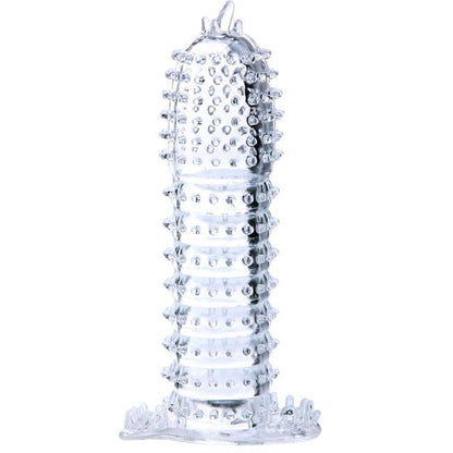 DANCE - MANCHON PÉNIS TRANSPARENT AVEC POINTS STIMULANTS 14 CM