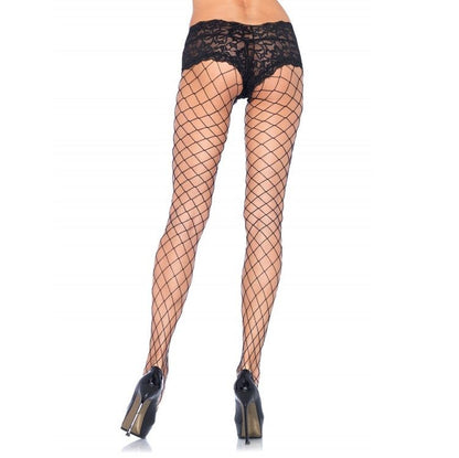 LEG AVENUE - Collant résille avec short en dentelle