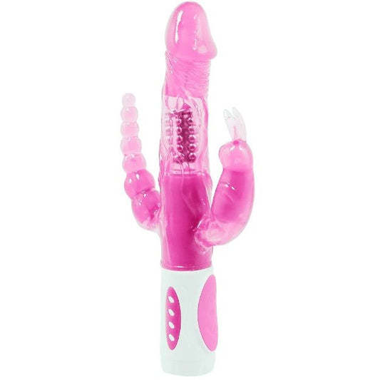 DANCE - PRETTY BUNNY TRIPLE VIBRATEUR ROTATIF