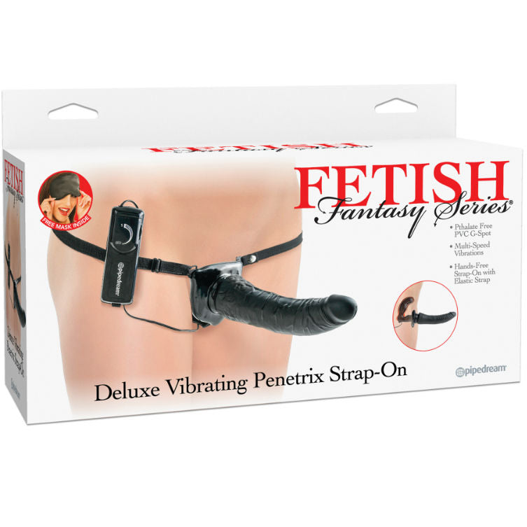 FETISH FANTASY SERIES - HARNAIS VIBRANT PENETRIS NOIR SÉRIE DELUXE