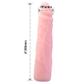 DANCE - GODE EN SILICONE RÉALISTE AU TOUCHER DE LA PEAU 23 CM