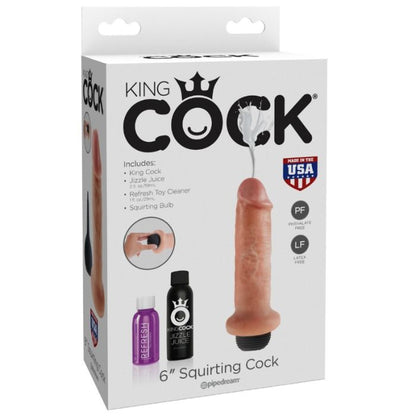 KING COCK - GODE ÉJACULATEUR 15,24 CM