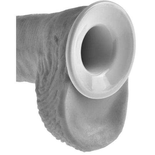 KING COCK - STRAP-ON AVEC GODE CREUX DE 30,5 CM ET SANGLES COULEUR CHAIR