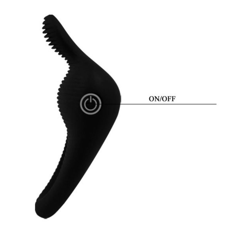 PRETTY LOVE - BAGUE VIBRANTE NOIRE DÉ À COUPER