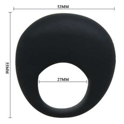 PRETTY LOVE - BAGUE VIBRANTE NOIRE TRAP