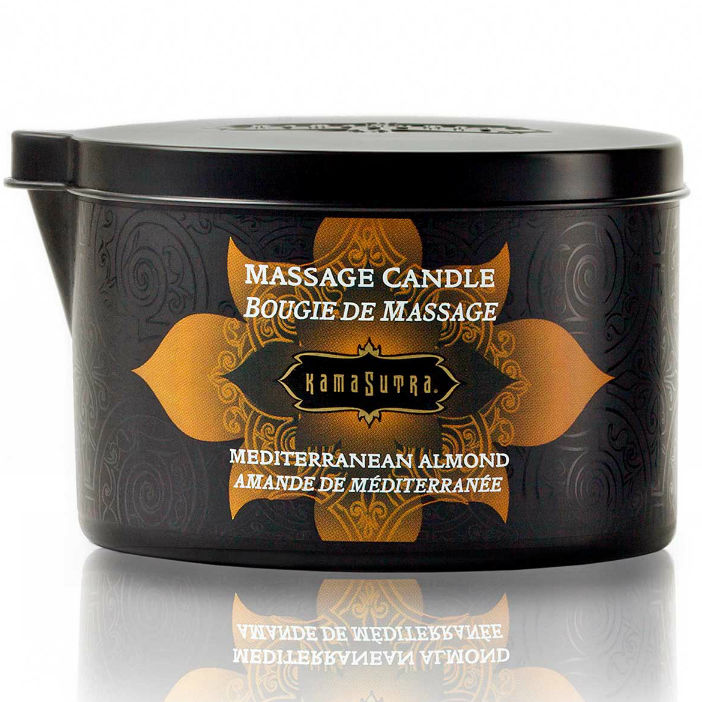 KAMASUTRA - BOUGIE DE MASSAGE À L'AMANDE MÉDITERRANÉENNE 170G