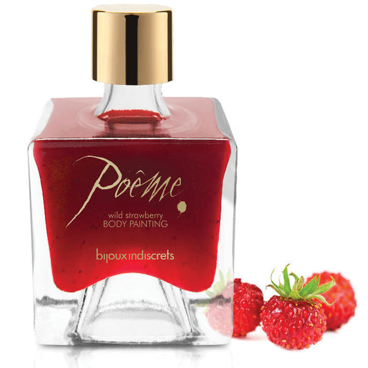 BIJOUX - POEME PEINTURE COMESTIBLE FRAISE DES BOIS 50 GR