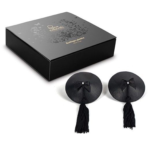 BIJOUX - CACHE-TÉTONS NOIRS BURLESQUES