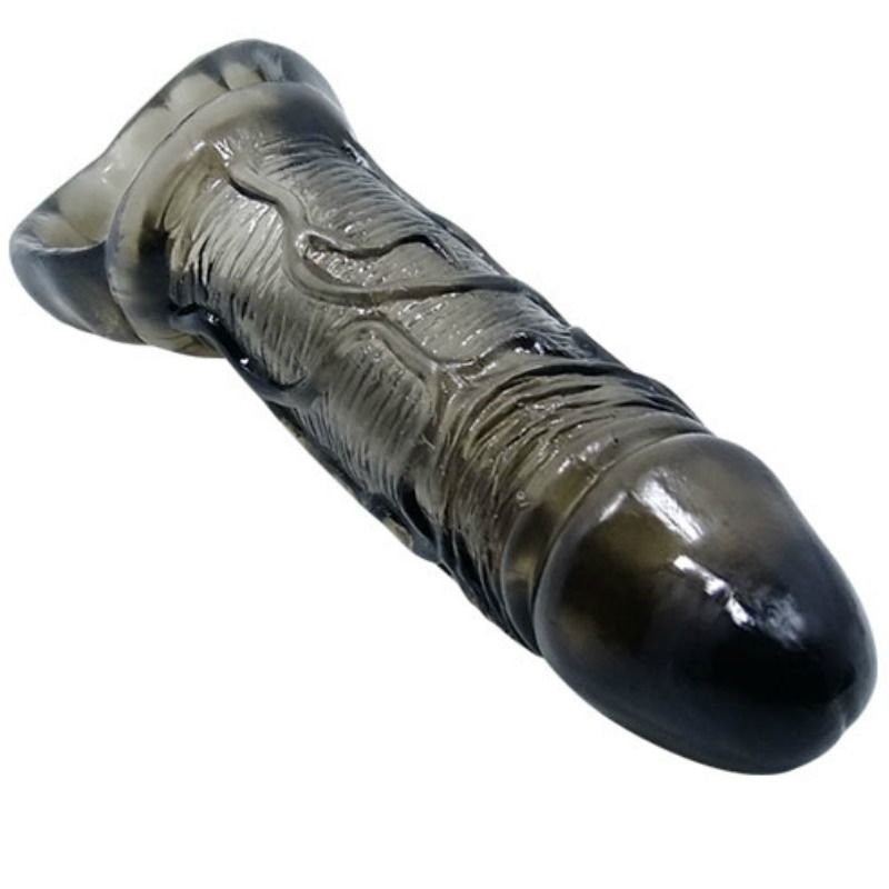 BAILE - GAINE D'EXTENSION DE PÉNIS AVEC SANGLE POUR TESTICULES 11,5 CM